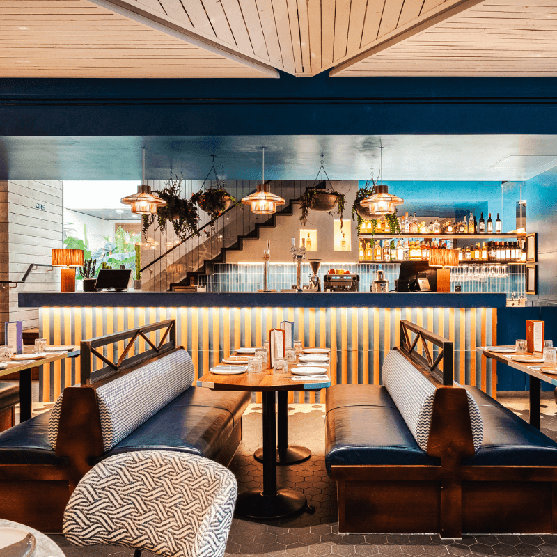 Wahaca booth seating
