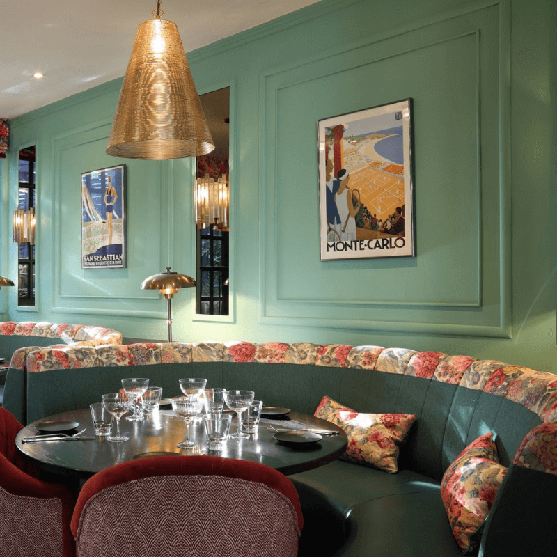 Hammonds Wine Bar Curved Banquette Seat
