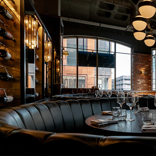 Pub Leather Booth Seating