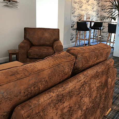 Leath Sofas in the Bar