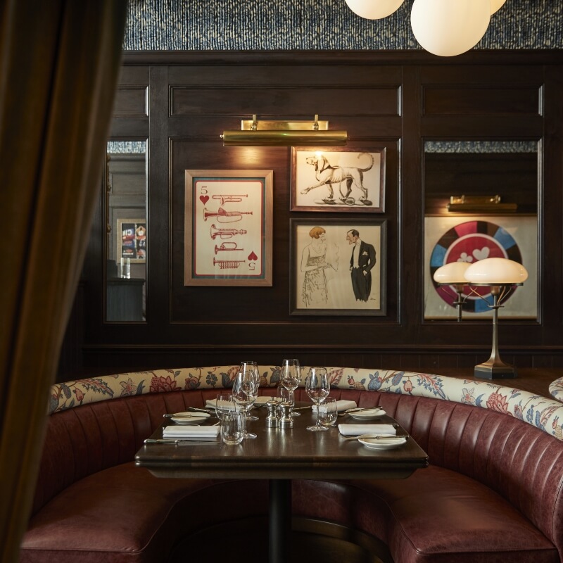 Curved Banquette Seating