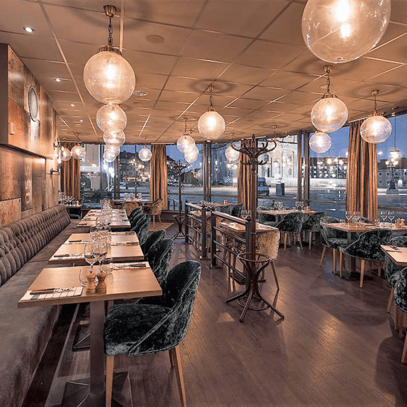 Half Diamond Wall Seating