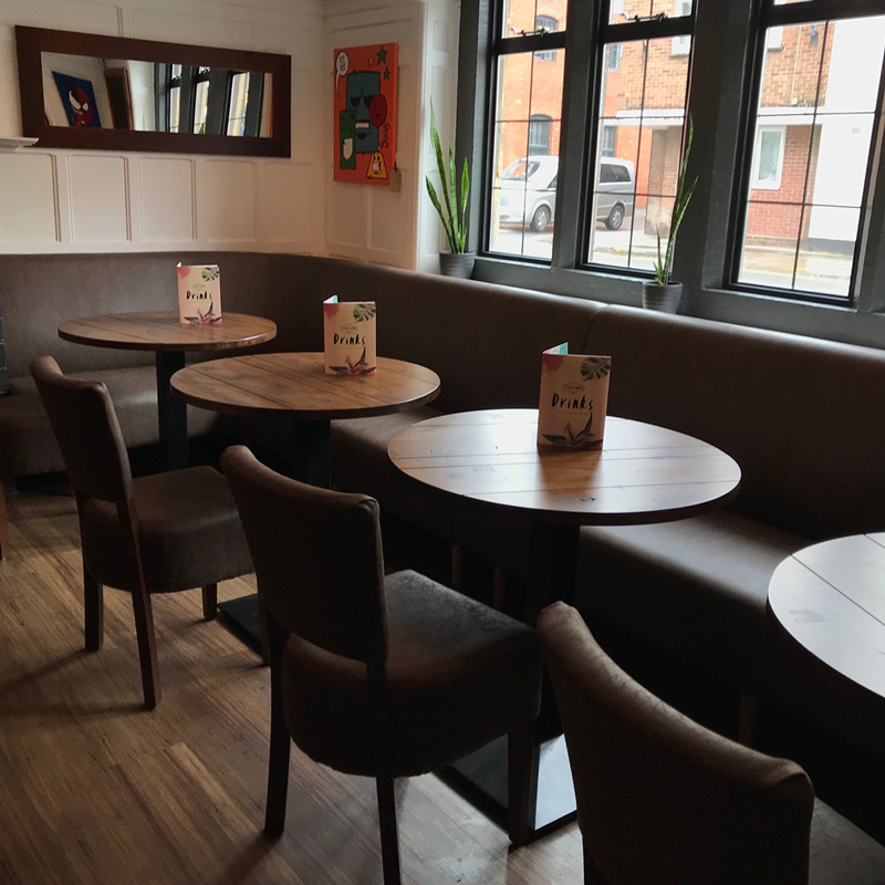 Plain Leather Corner and Wall Seating
